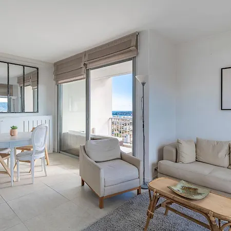 With Pool - Sea View Appartement Antibes